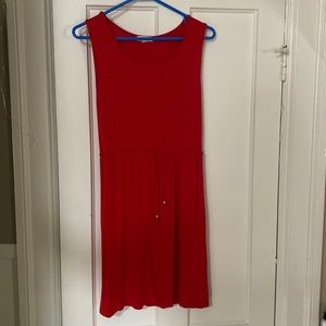 Super soft red stretchy dress